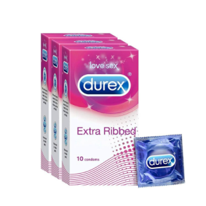 Durex Extra Ribbed Condom