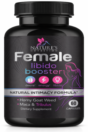 Female Libido Booster Capsules – Maca & Tribulus Intimacy Support (60 Capsules)